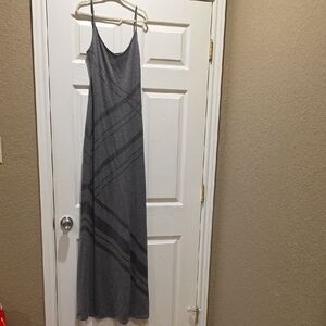 Ralph Lauren Black Label Gray Maxi Dress